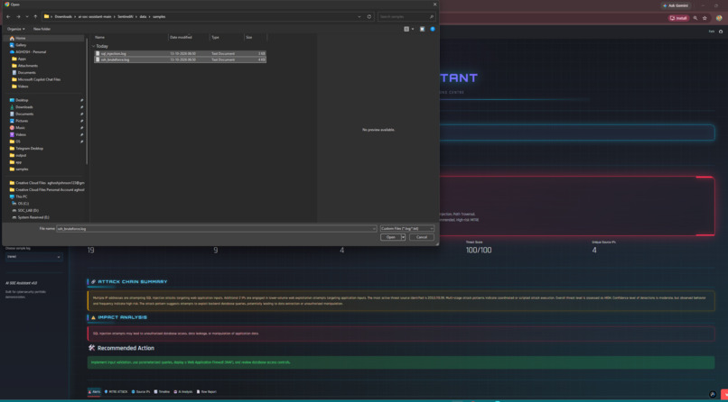 SentinelAI — AI-Powered SOC Platform – screenshot 4