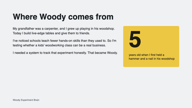 Woody, Experiment Brain – screenshot 2