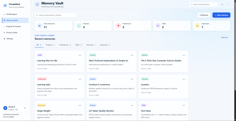 PrivateMind – screenshot 3