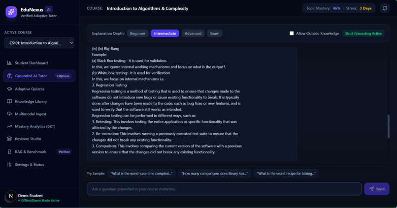EduNexus AI – screenshot 1