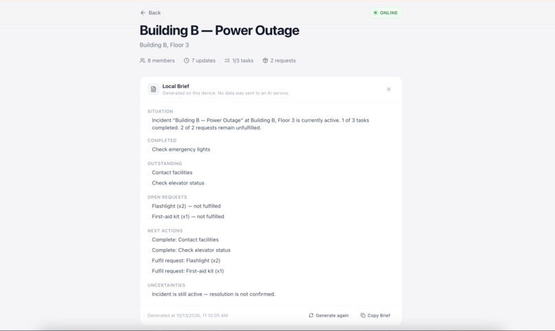 Cairn — Coordination That Survives Outages – screenshot 5