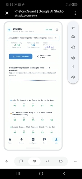 OratoMetric: Contrastive Speech Analytics & Flaw Grounding – screenshot 7