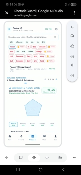 OratoMetric: Contrastive Speech Analytics & Flaw Grounding – screenshot 6