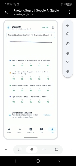 OratoMetric: Contrastive Speech Analytics & Flaw Grounding – screenshot 9