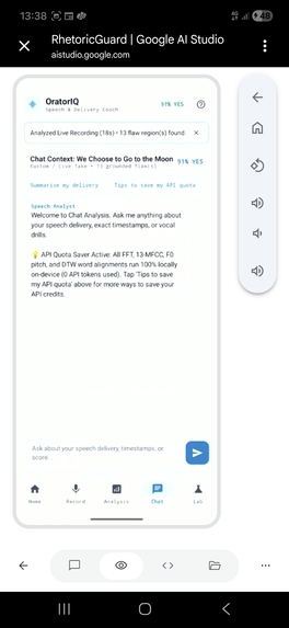 OratoMetric: Contrastive Speech Analytics & Flaw Grounding – screenshot 8