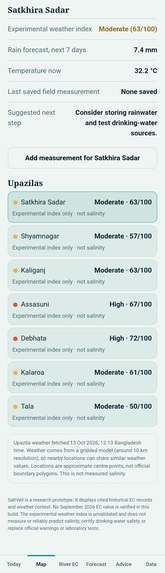 SaltVeil: Coastal Salinity Early Warning – screenshot 3