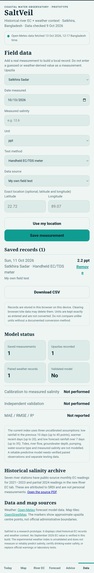 SaltVeil: Coastal Salinity Early Warning – screenshot 6