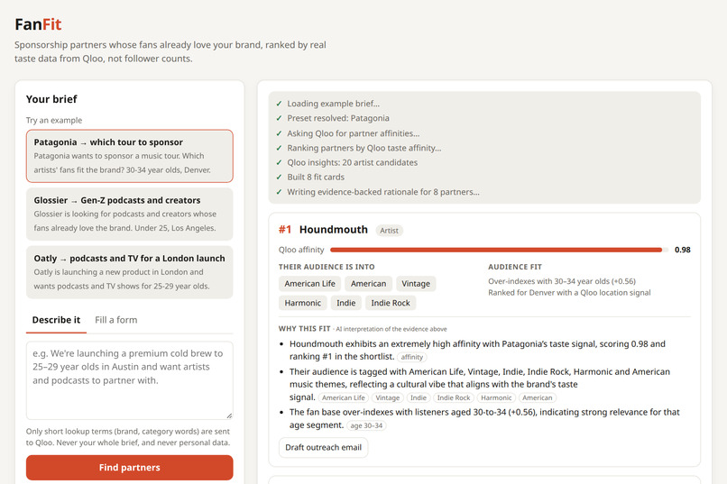 FanFit – screenshot 1