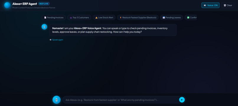 erp-voice-mcp – screenshot 1