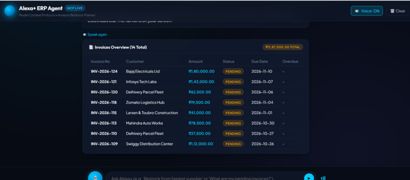 erp-voice-mcp – screenshot 2
