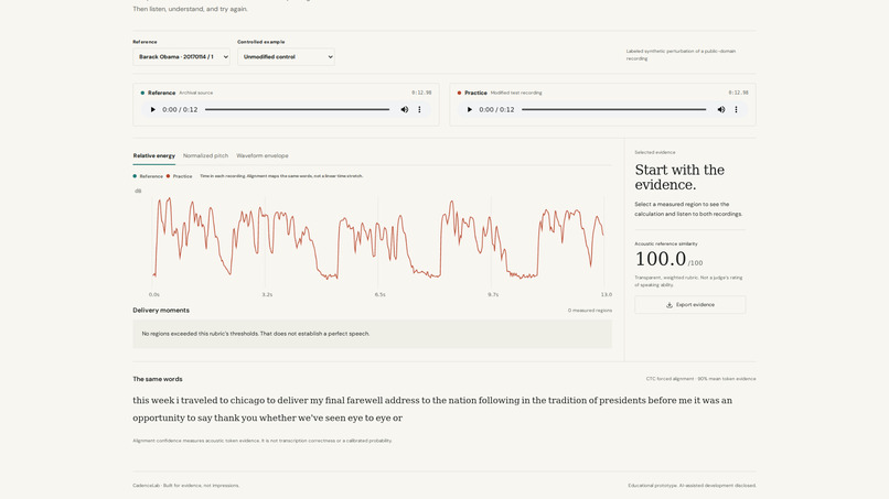 CadenceLab – screenshot 2
