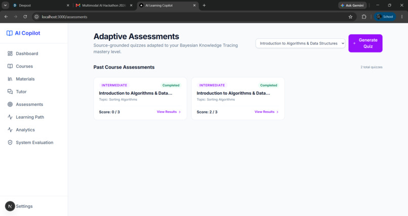 AI LEARNING COPILOT – screenshot 1