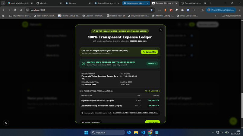 PatronAI - AI Agent Micro-Sponsorship Platform – screenshot 4