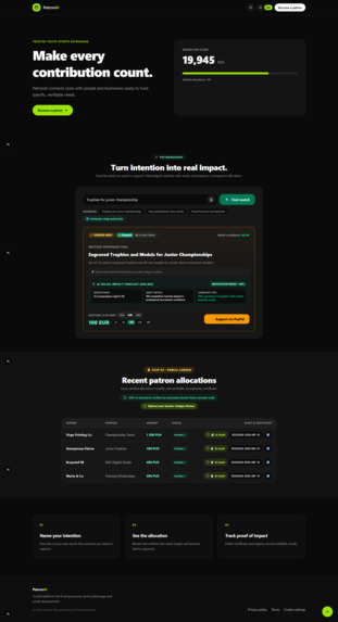 PatronAI - AI Agent Micro-Sponsorship Platform – screenshot 5
