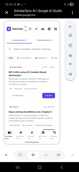 AegisAI: Multimodal Source-Grounded Tutor   Engine – screenshot 9