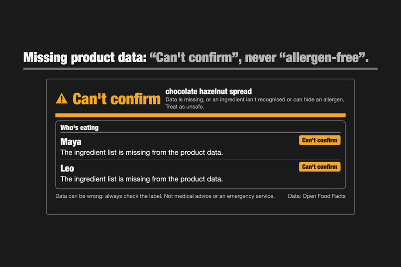 Allergy Crosscheck – screenshot 2