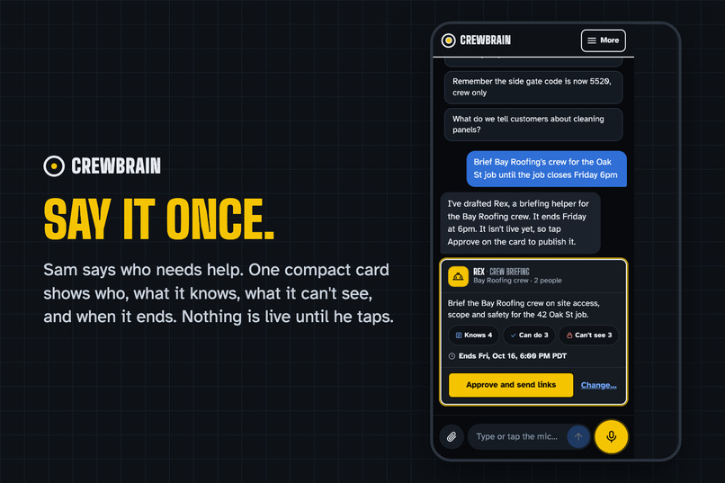 CrewBrain – screenshot 1