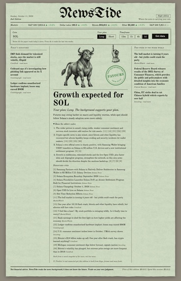 NewsTide – screenshot 1
