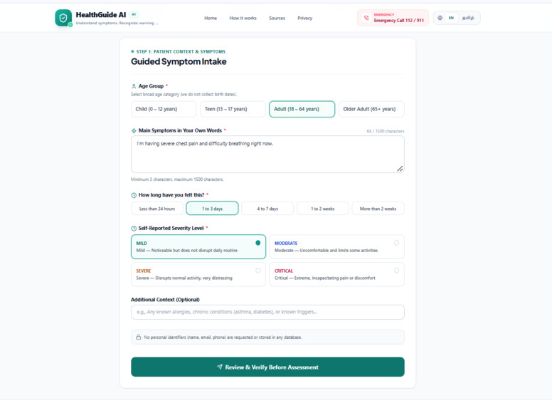 HealthGuide AI – screenshot 2