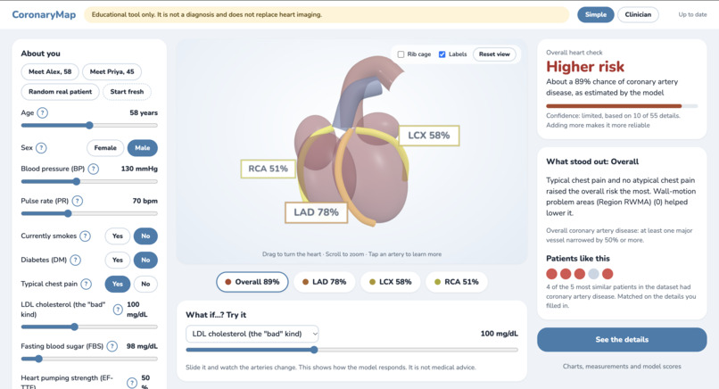 Cardio-Risk-3D – screenshot 1