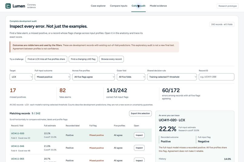 Lumen: Coronary Evidence Explorer – screenshot 5
