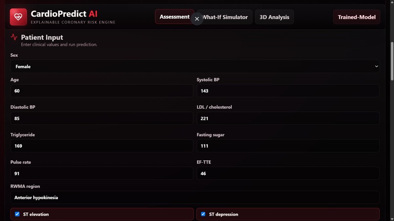 CardioPredict AI – screenshot 2