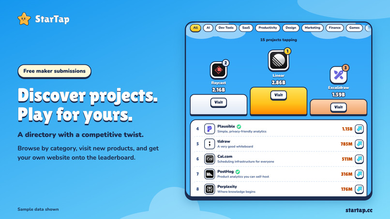 StarTap – screenshot 1