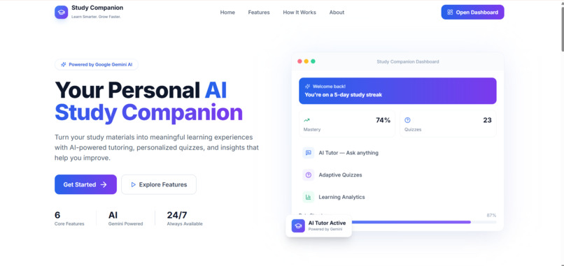 Study Companion – screenshot 1