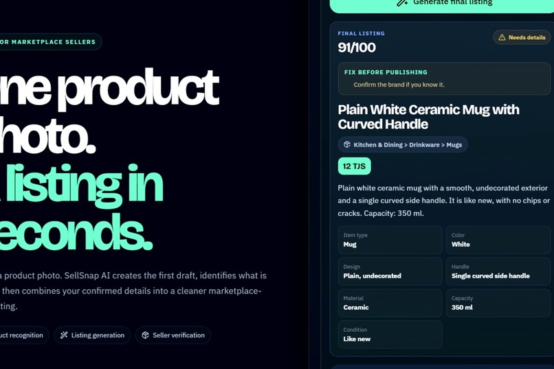 SellSnap AI – screenshot 2
