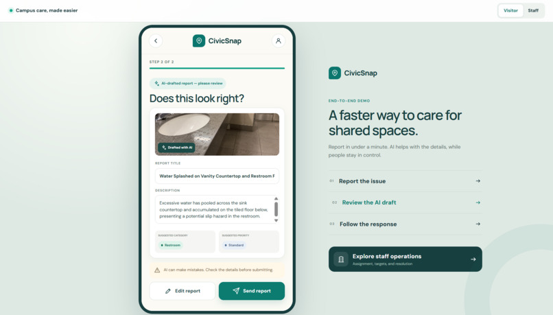 CivicSnap - Campus Care – screenshot 6