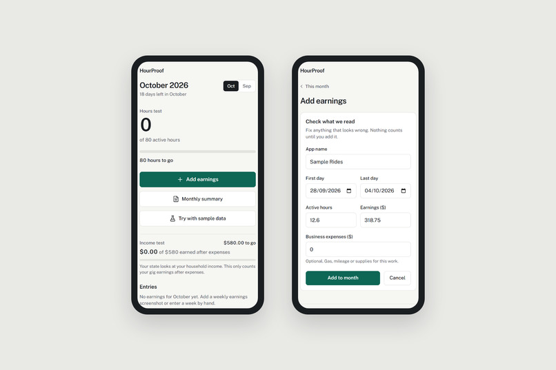 Hourproof – screenshot 2