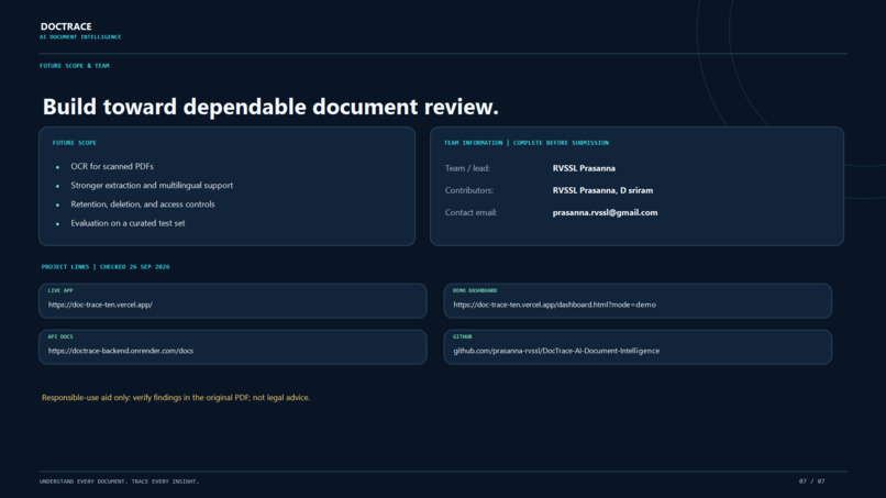 DocTrace – AI Document Intelligence – screenshot 12