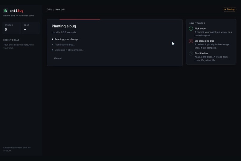 antiBug – screenshot 3