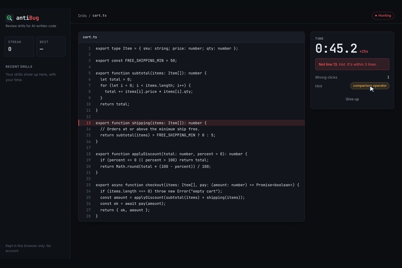 antiBug – screenshot 6