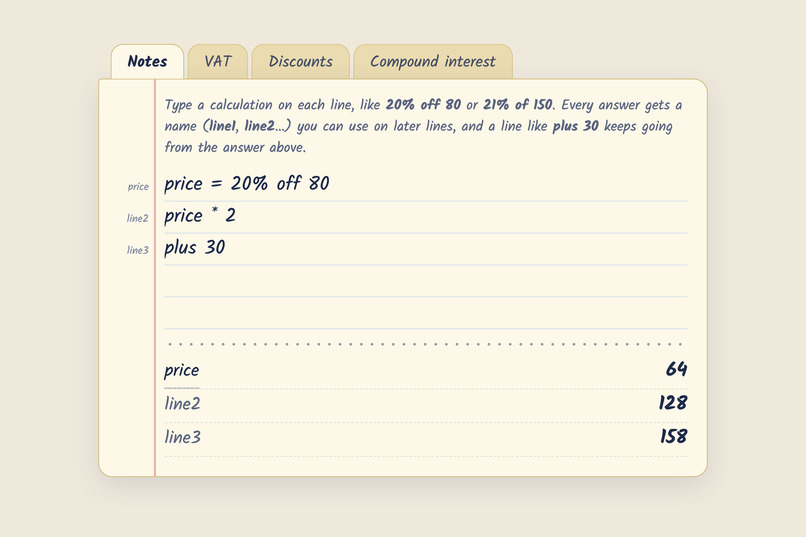 Quick Calc Pad – screenshot 2