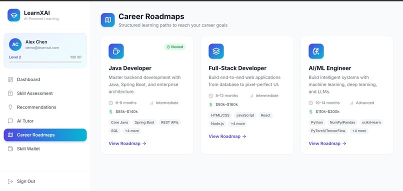 LearnXAI – AI-Powered Personalized Learning Platform – screenshot 12
