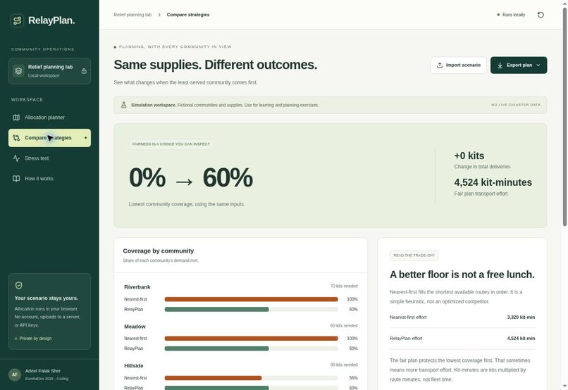 RelayPlan – screenshot 3