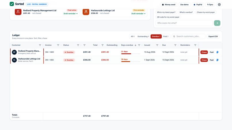 Sorted – screenshot 3
