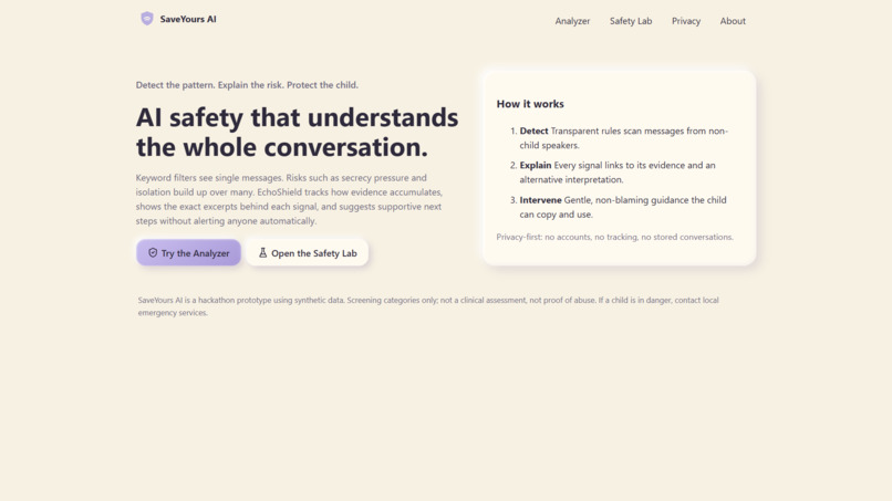 SaveYours AI – screenshot 4