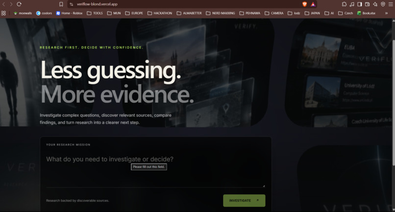 VERIFLOW – screenshot 1