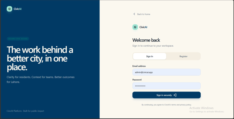 CivicAI: Lahore Urban Intelligence Platform – screenshot 10