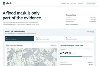 Akash: Flood Evidence and Access Proofs
