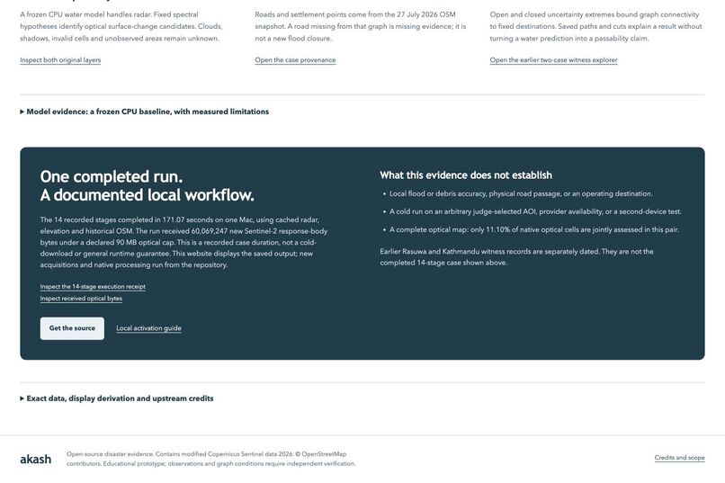 Akash: Flood Evidence and Access Proofs – screenshot 4