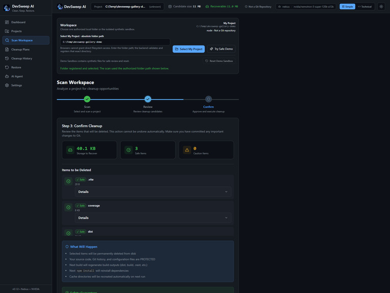 DevSweep AI – screenshot 4