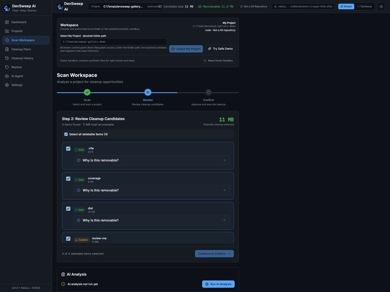 DevSweep AI – screenshot 7