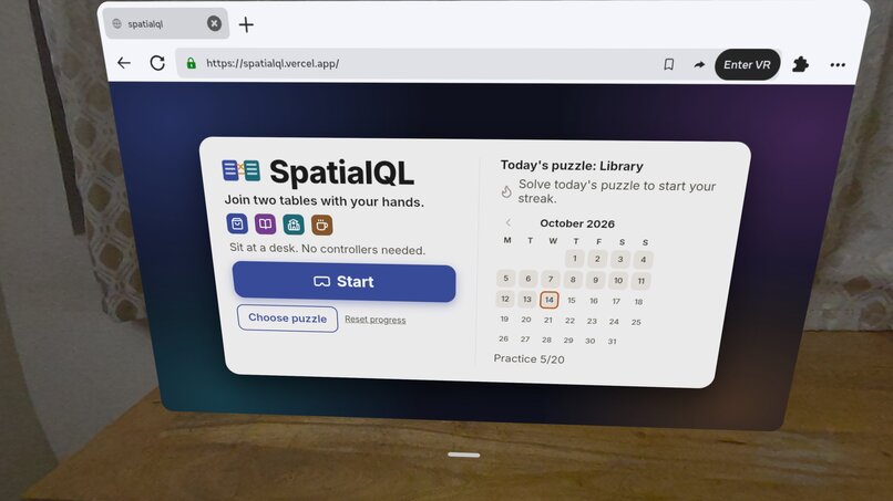 SpatialQL: SQL joins you can hold, one puzzle a day – screenshot 1