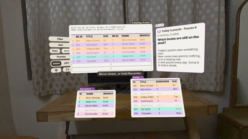 SpatialQL: SQL joins you can hold, one puzzle a day – screenshot 3