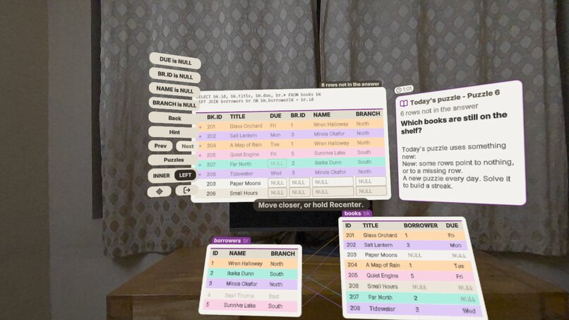 SpatialQL: SQL joins you can hold, one puzzle a day – screenshot 4
