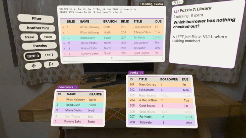 SpatialQL: SQL joins you can hold, one puzzle a day – screenshot 5