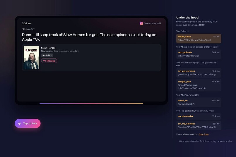 Streamday for Alexa+ – screenshot 1